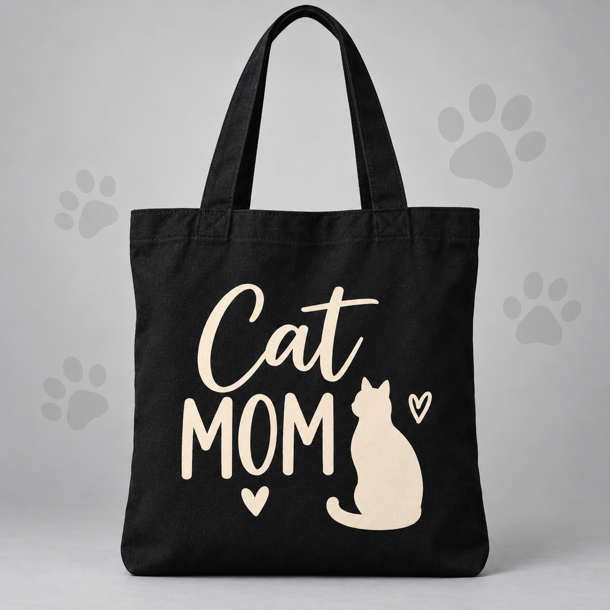 Cat Mom Tote Bag