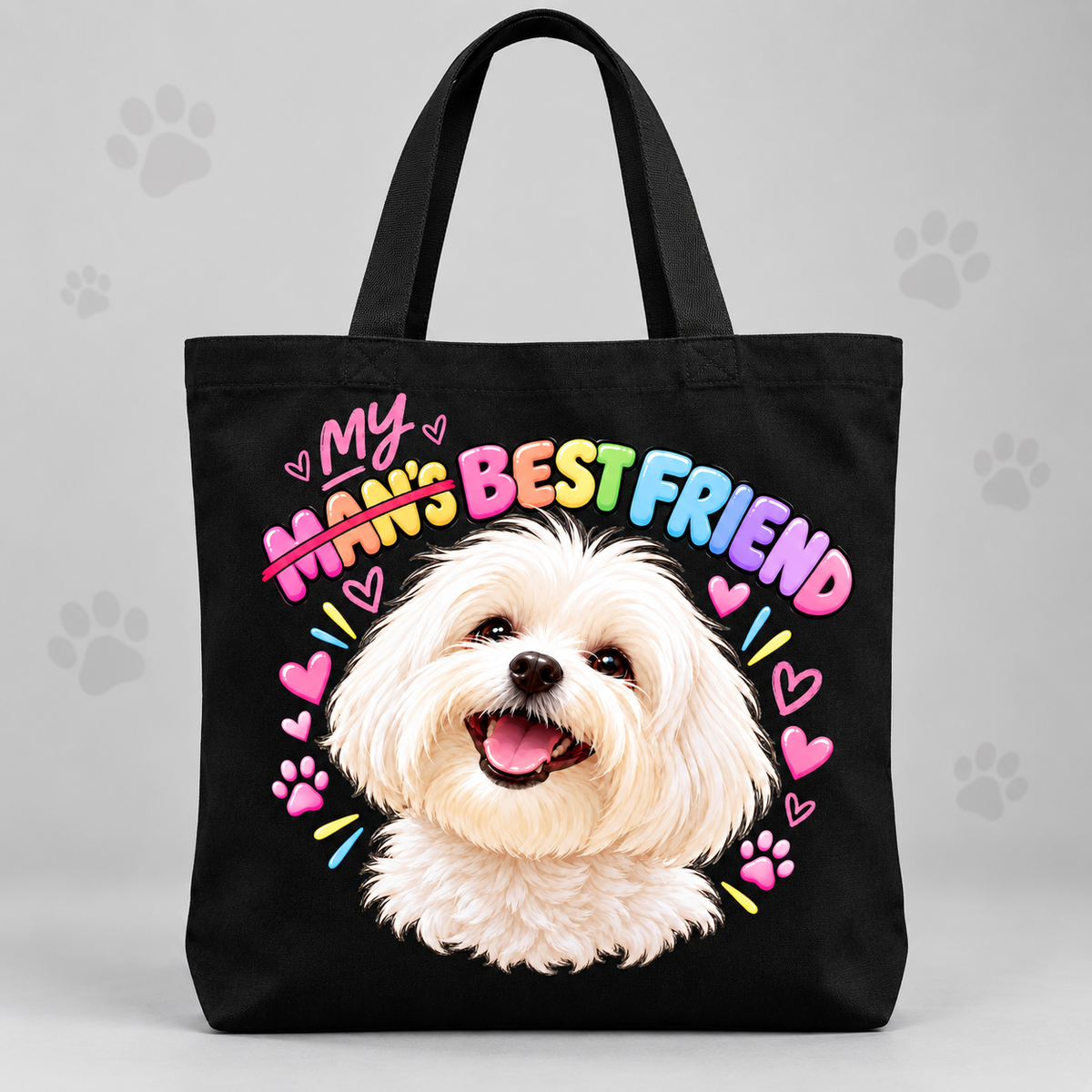 My Best Friend Dog Tote Bag